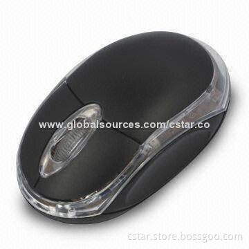 New USB Optical Scroll Wheel 3D Mouse, Suitable for PCs and Laptops